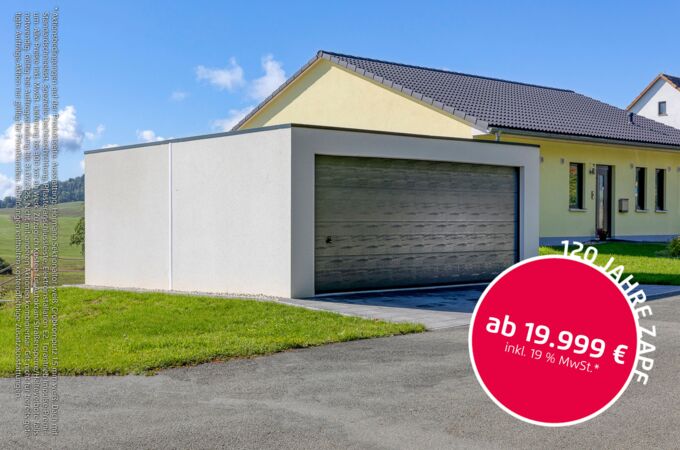 Fertiggarage passend zum Traumhaus