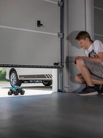 Mehr Sicherheit in der Fertiggarage mit Lichtschranke