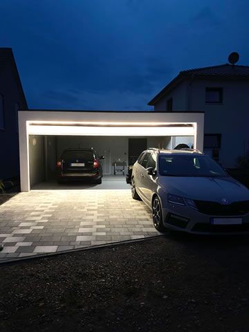 Zusätzliche Garagenbeleuchtung mit ZAPF Doorlight