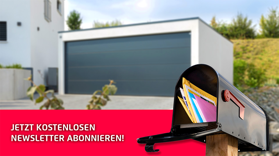 Newsletter-Anmeldung für ZAPF Betonfertiggaragen – moderner Garagenbau mit Tipps, Angeboten und Informationen per E-Mail