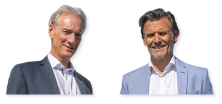 Geschäftsführer Emmanuel Thomas und Jörg Günther